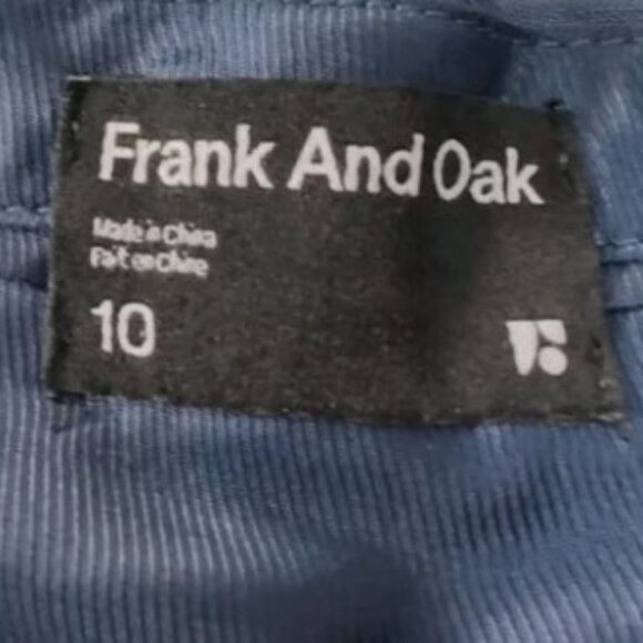 Frank & Oak navy blue classic-fit trousers size 41 - Picture 7 of 7